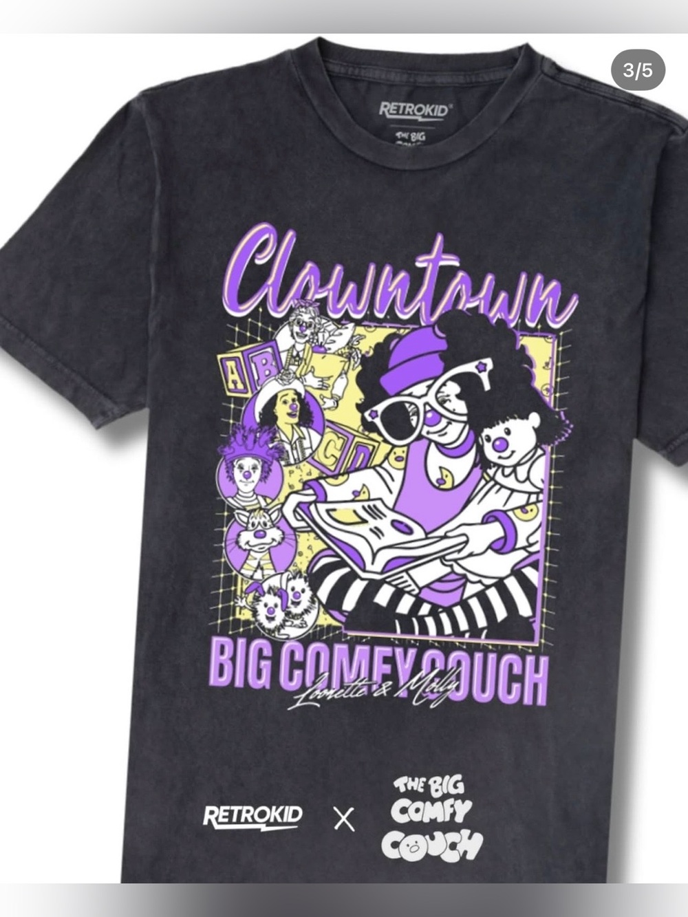 RETROKID Big Comfy Couch Clowntown
Vintage T-Shirt